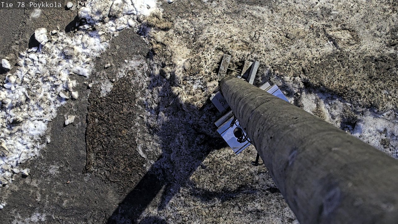 Weather Camera Image Road 78 Rovaniemi, Pöykkölä, Rovaniemi, Lappi