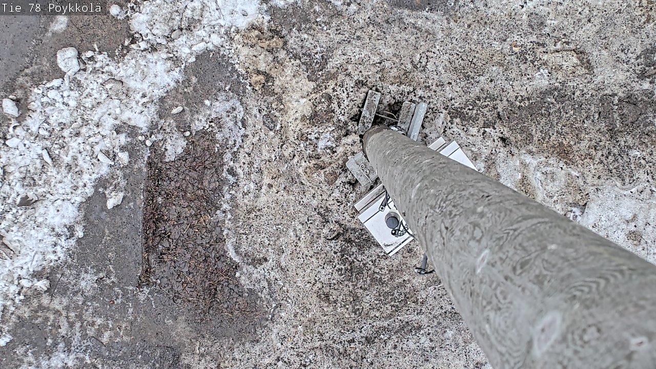 Weather Camera Image Väg 78 Rovaniemi, Pöykkölä, Rovaniemi, Lappi