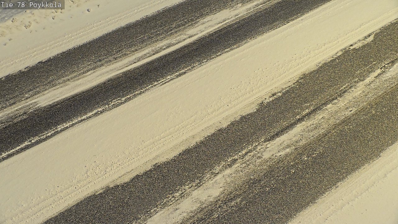 Weather Camera Image Väg 78 Rovaniemi, Pöykkölä, Rovaniemi, Lappi