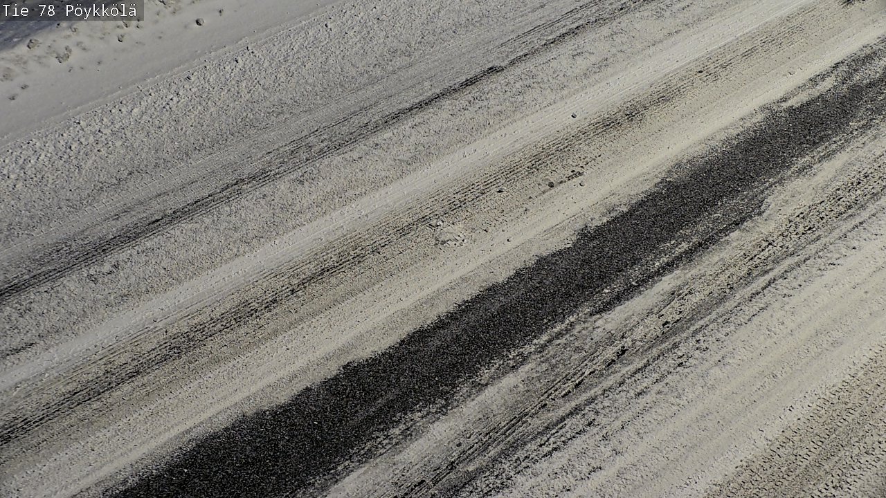 Weather Camera Image Väg 78 Rovaniemi, Pöykkölä, Rovaniemi, Lappi