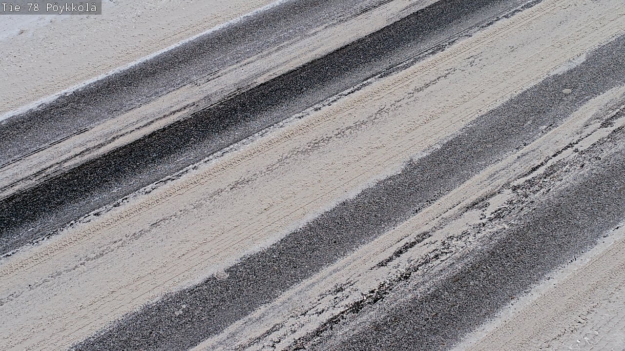 Weather Camera Image Väg 78 Rovaniemi, Pöykkölä, Rovaniemi, Lappi