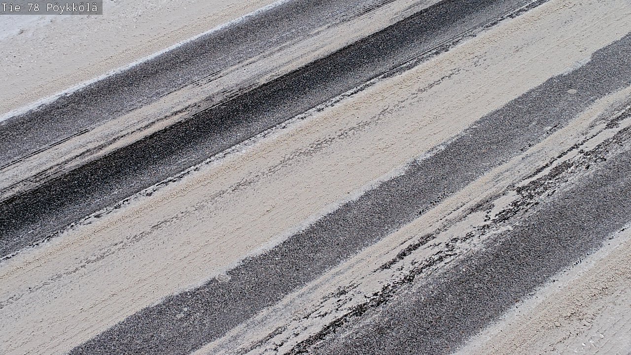 Weather Camera Image Väg 78 Rovaniemi, Pöykkölä, Rovaniemi, Lappi