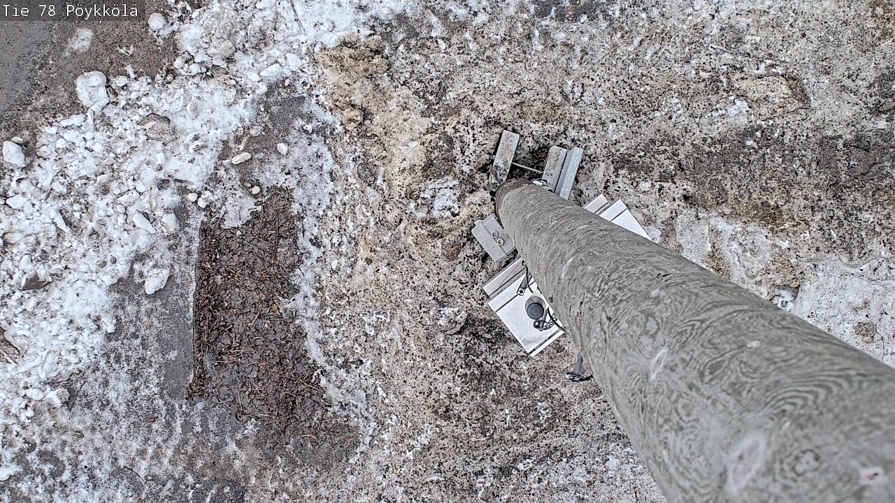 Weather Camera Image Väg 78 Rovaniemi, Pöykkölä, Rovaniemi, Lappi