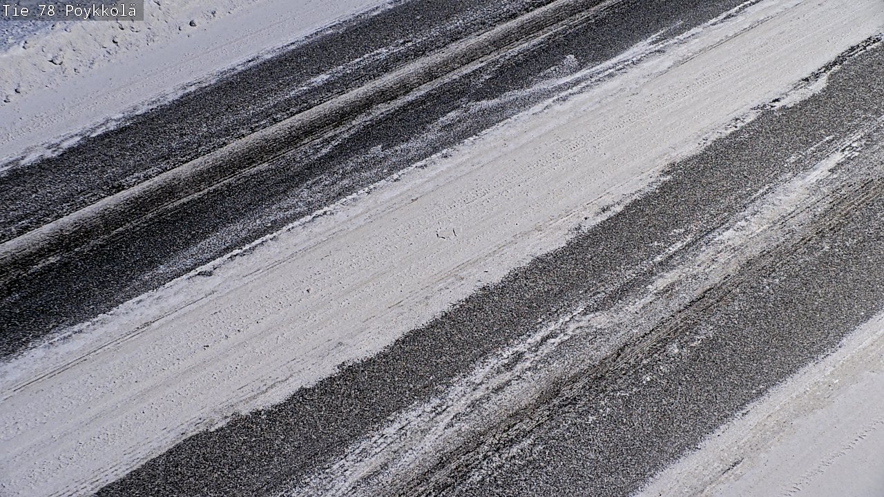 Weather Camera Image Väg 78 Rovaniemi, Pöykkölä, Rovaniemi, Lappi