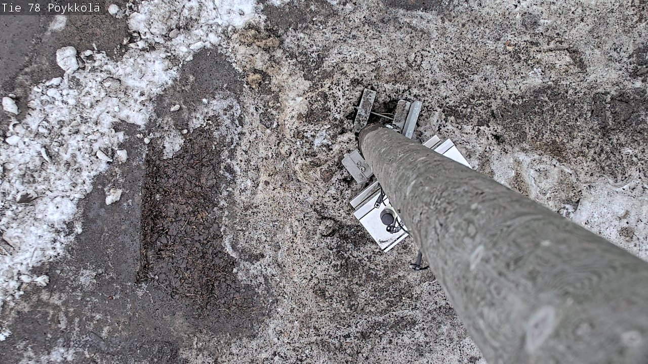 Weather Camera Image Road 78 Rovaniemi, Pöykkölä, Rovaniemi, Lappi