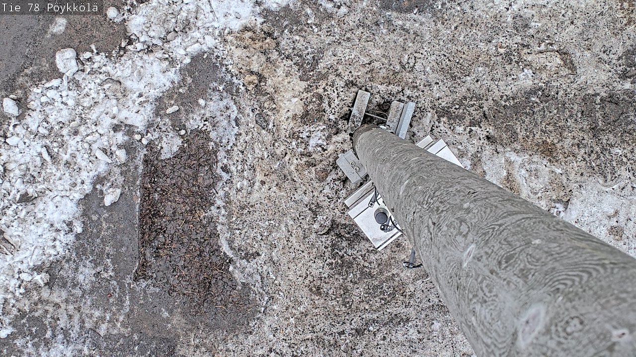 Weather Camera Image Väg 78 Rovaniemi, Pöykkölä, Rovaniemi, Lappi