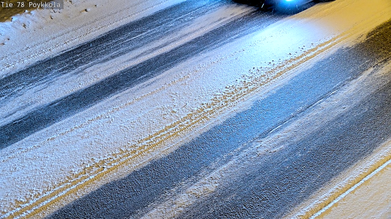 Weather Camera Image Väg 78 Rovaniemi, Pöykkölä, Rovaniemi, Lappi