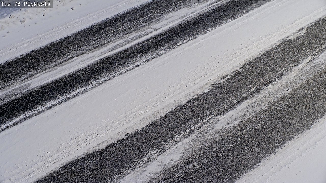 Weather Camera Image Väg 78 Rovaniemi, Pöykkölä, Rovaniemi, Lappi