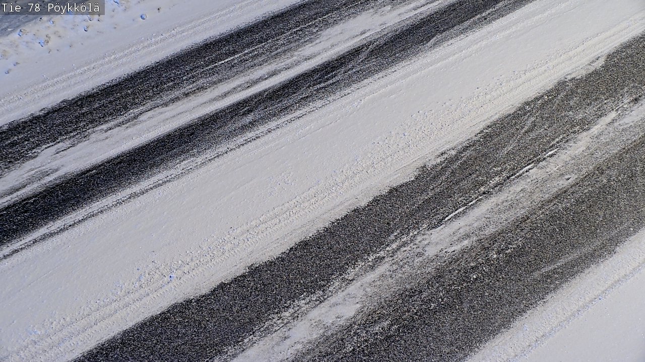 Weather Camera Image Väg 78 Rovaniemi, Pöykkölä, Rovaniemi, Lappi