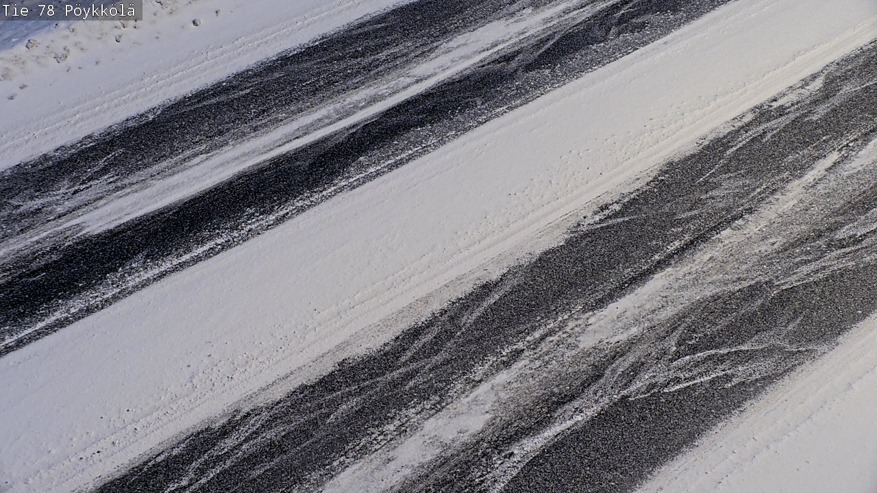 Weather Camera Image Väg 78 Rovaniemi, Pöykkölä, Rovaniemi, Lappi