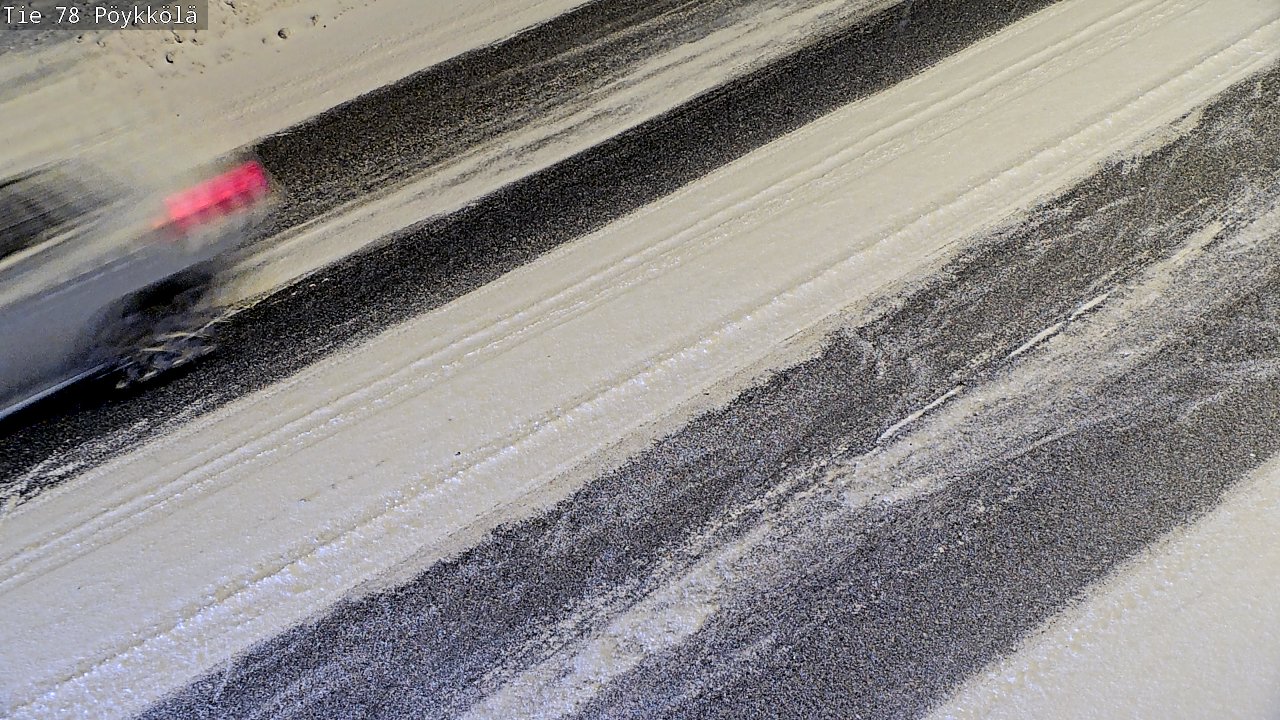 Weather Camera Image Väg 78 Rovaniemi, Pöykkölä, Rovaniemi, Lappi