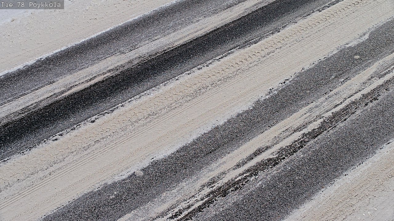 Weather Camera Image Väg 78 Rovaniemi, Pöykkölä, Rovaniemi, Lappi