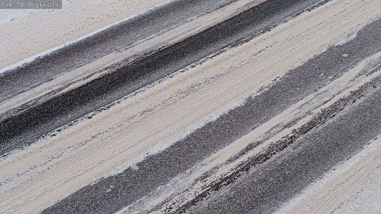 Weather Camera Image Väg 78 Rovaniemi, Pöykkölä, Rovaniemi, Lappi