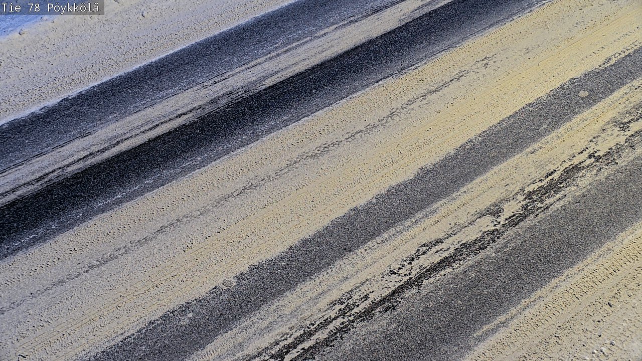 Weather Camera Image Väg 78 Rovaniemi, Pöykkölä, Rovaniemi, Lappi