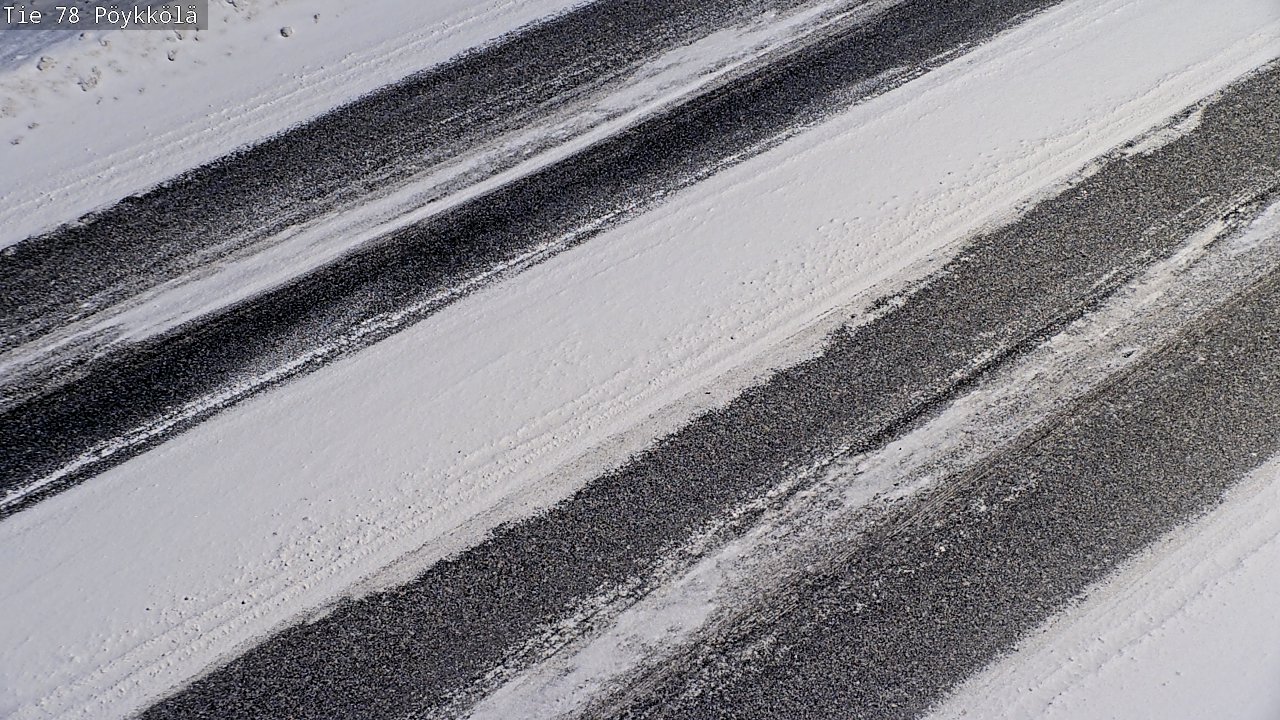 Weather Camera Image Väg 78 Rovaniemi, Pöykkölä, Rovaniemi, Lappi