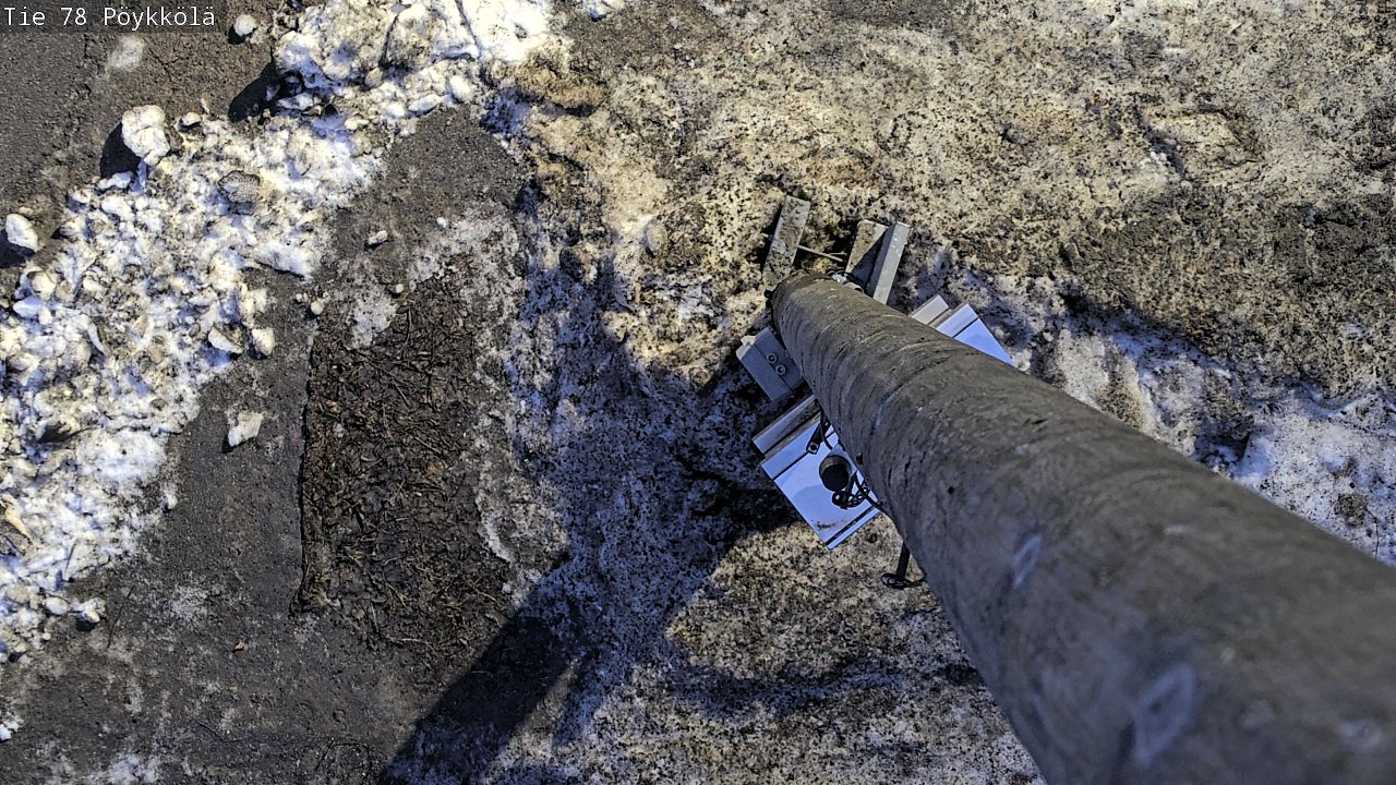 Weather Camera Image Road 78 Rovaniemi, Pöykkölä, Rovaniemi, Lappi