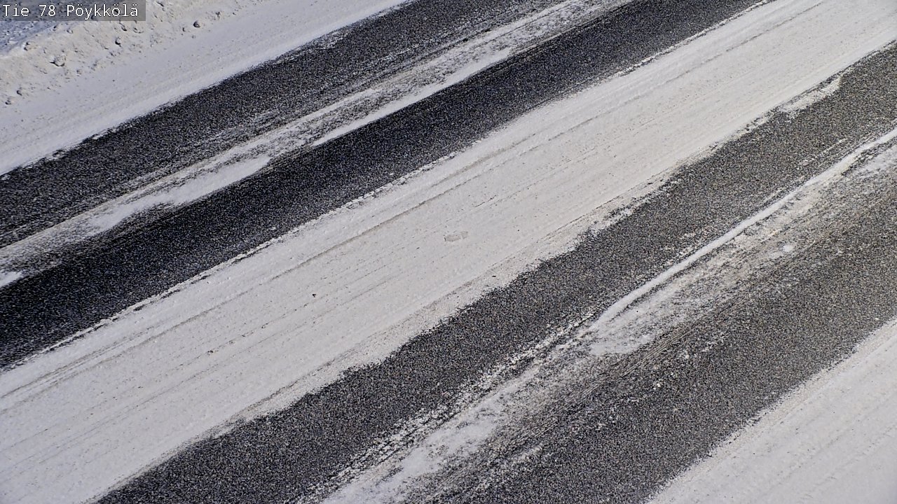 Weather Camera Image Väg 78 Rovaniemi, Pöykkölä, Rovaniemi, Lappi
