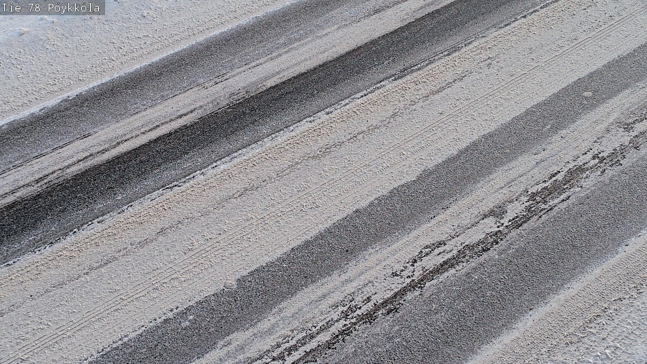 Weather Camera Image Väg 78 Rovaniemi, Pöykkölä, Rovaniemi, Lappi