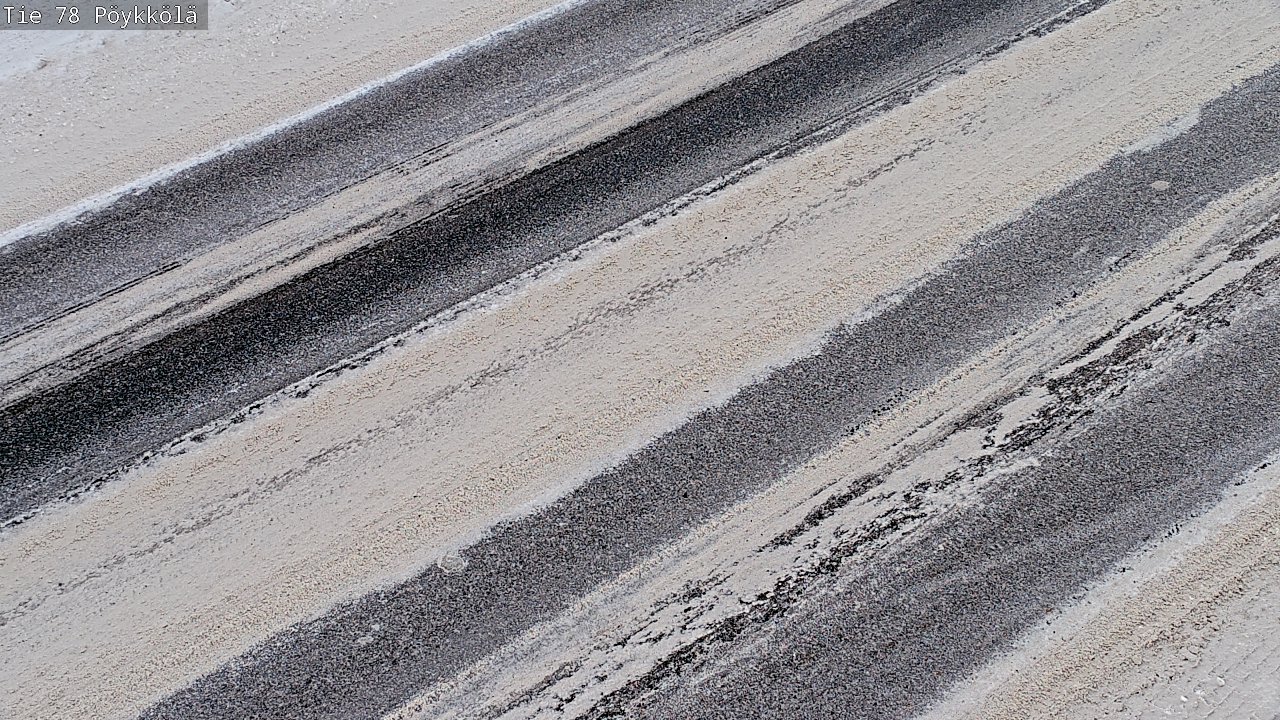 Weather Camera Image Väg 78 Rovaniemi, Pöykkölä, Rovaniemi, Lappi
