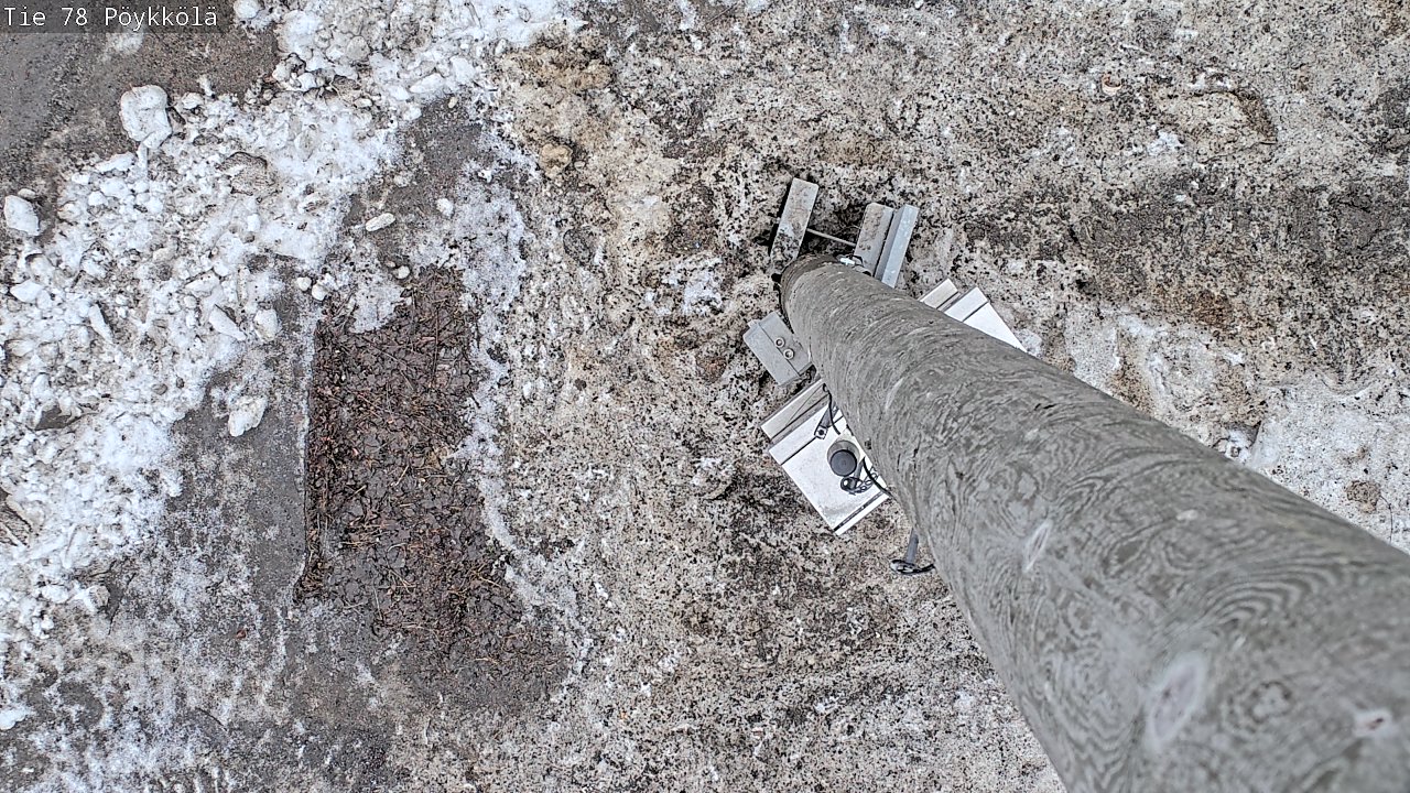Weather Camera Image Väg 78 Rovaniemi, Pöykkölä, Rovaniemi, Lappi