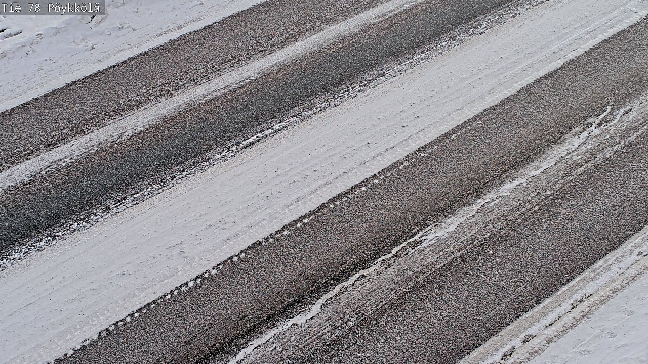 Weather Camera Image Road 78 Rovaniemi, Pöykkölä, Rovaniemi, Lappi