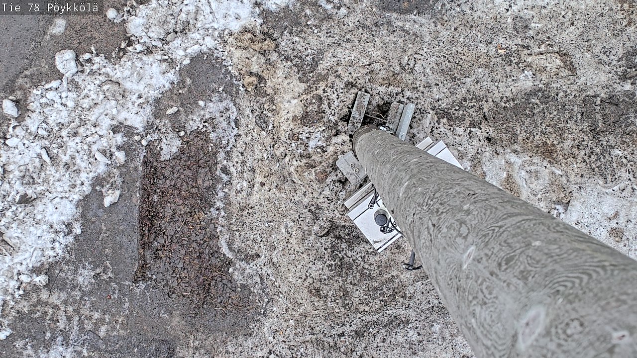 Weather Camera Image Väg 78 Rovaniemi, Pöykkölä, Rovaniemi, Lappi