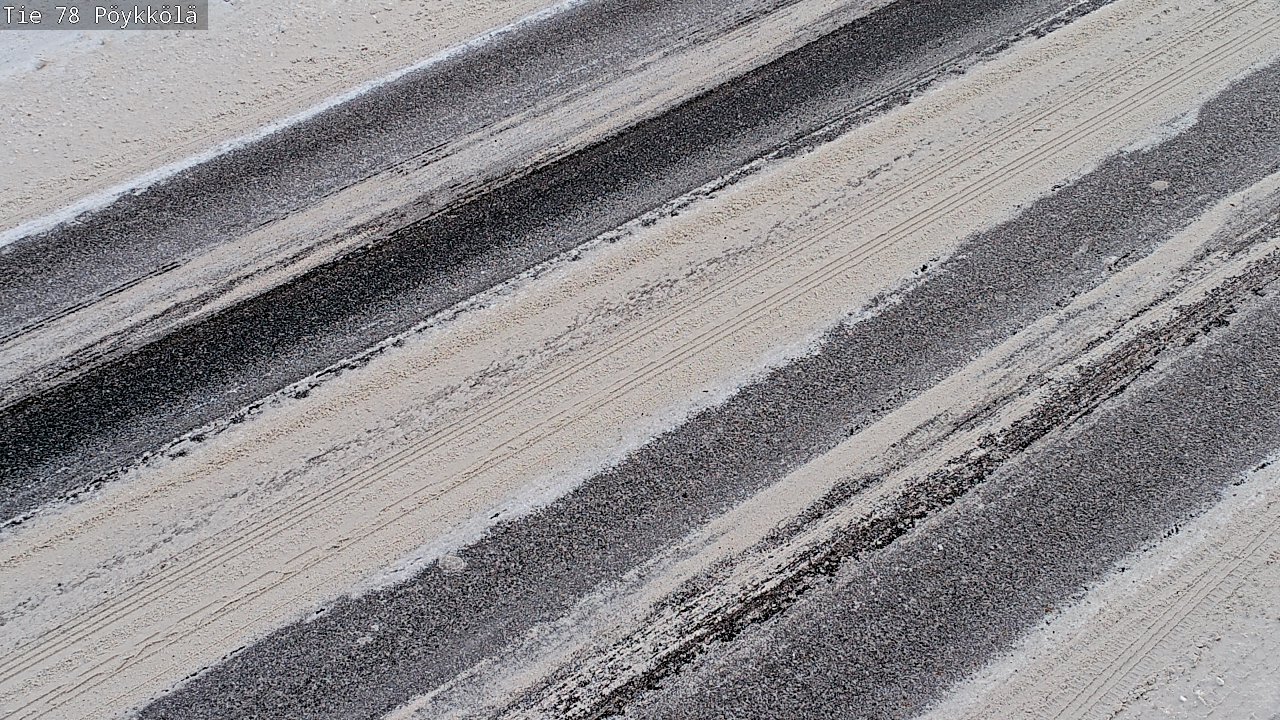 Weather Camera Image Väg 78 Rovaniemi, Pöykkölä, Rovaniemi, Lappi