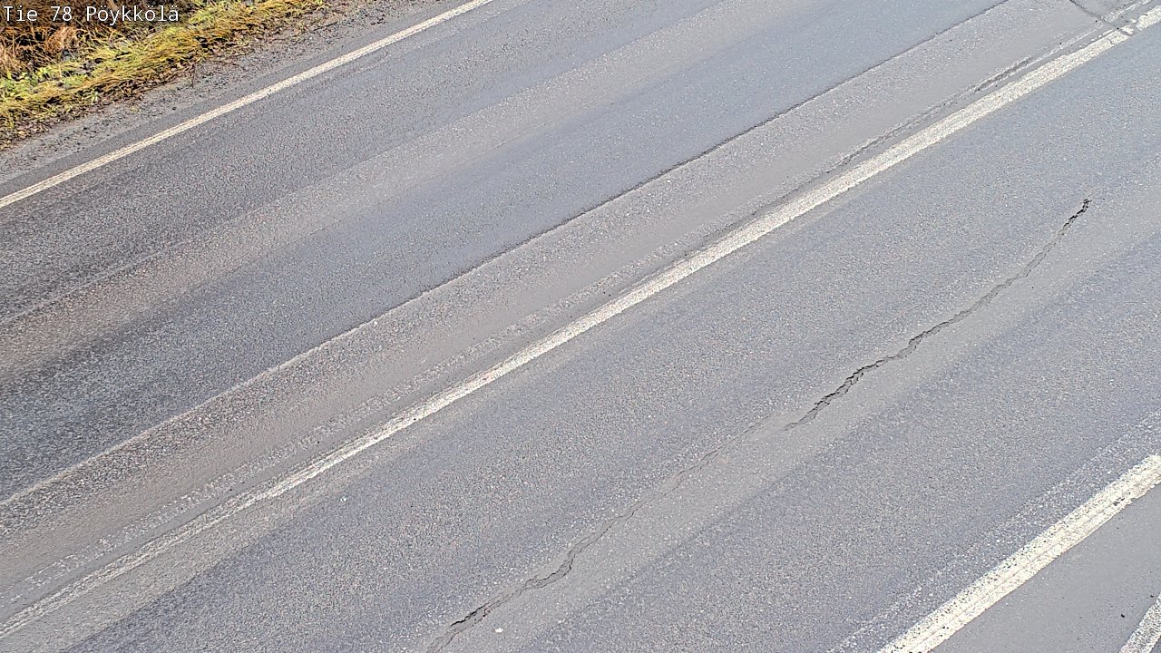 Weather Camera Image Väg 78 Rovaniemi, Pöykkölä, Rovaniemi, Lappi