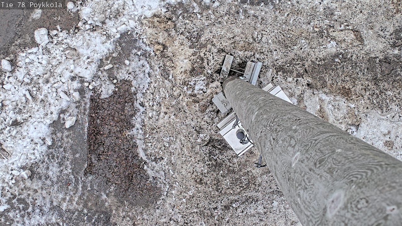 Weather Camera Image Väg 78 Rovaniemi, Pöykkölä, Rovaniemi, Lappi