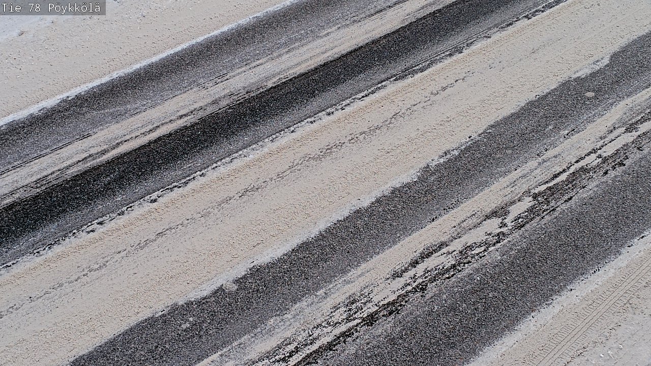 Weather Camera Image Väg 78 Rovaniemi, Pöykkölä, Rovaniemi, Lappi