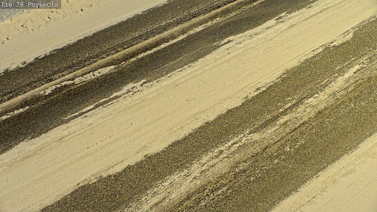 Weather Camera Image Väg 78 Rovaniemi, Pöykkölä, Rovaniemi, Lappi