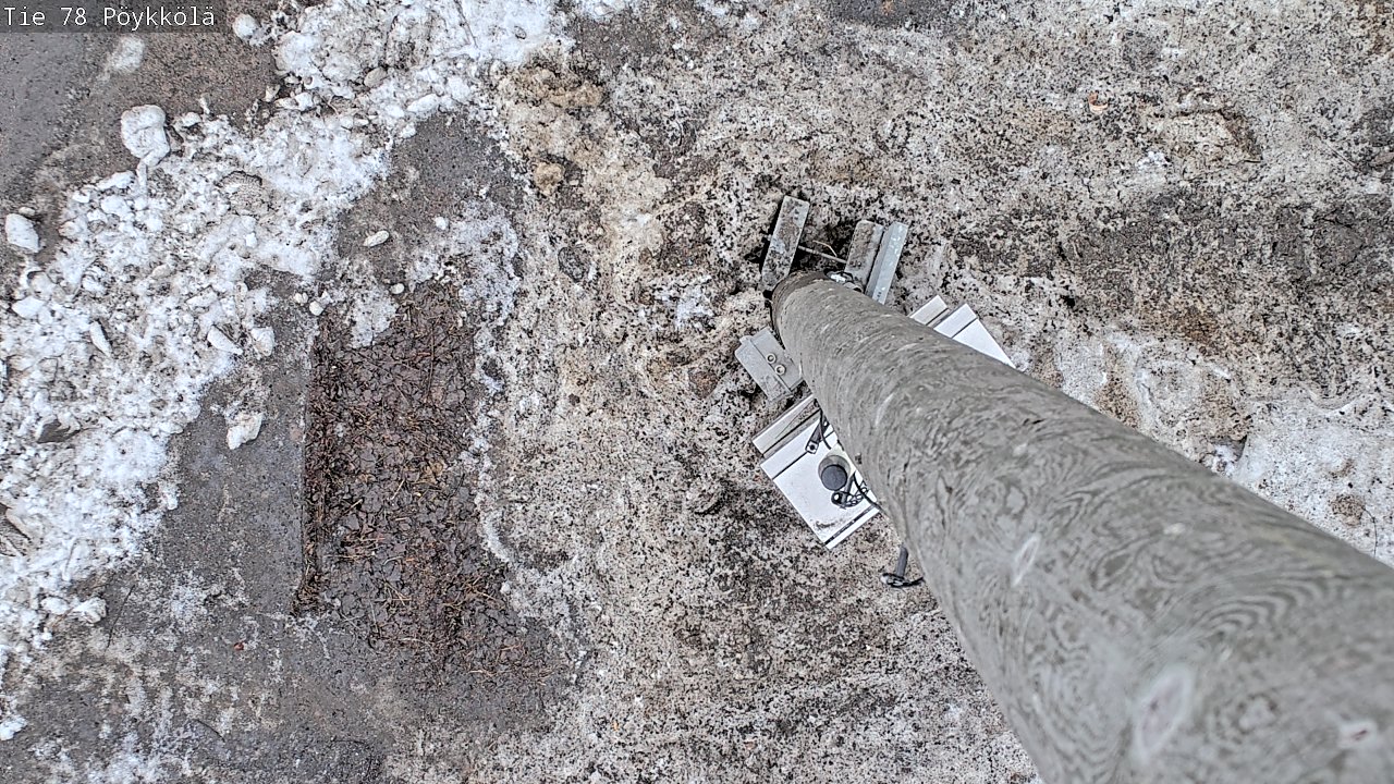 Weather Camera Image Väg 78 Rovaniemi, Pöykkölä, Rovaniemi, Lappi