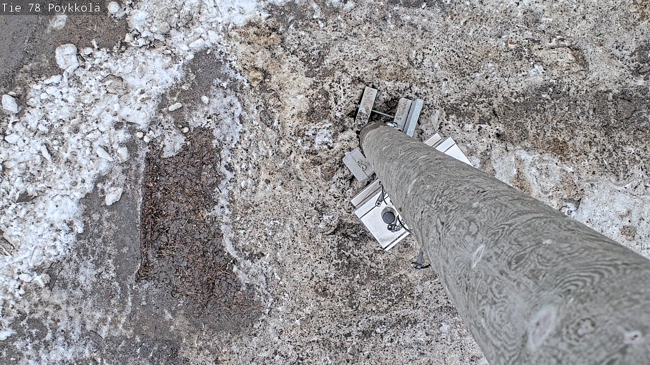 Weather Camera Image Väg 78 Rovaniemi, Pöykkölä, Rovaniemi, Lappi