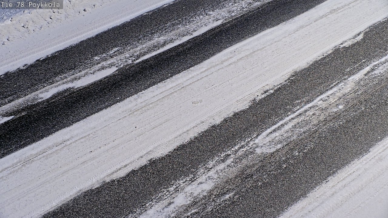 Weather Camera Image Väg 78 Rovaniemi, Pöykkölä, Rovaniemi, Lappi