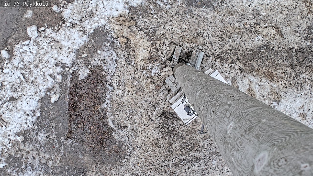 Weather Camera Image Väg 78 Rovaniemi, Pöykkölä, Rovaniemi, Lappi