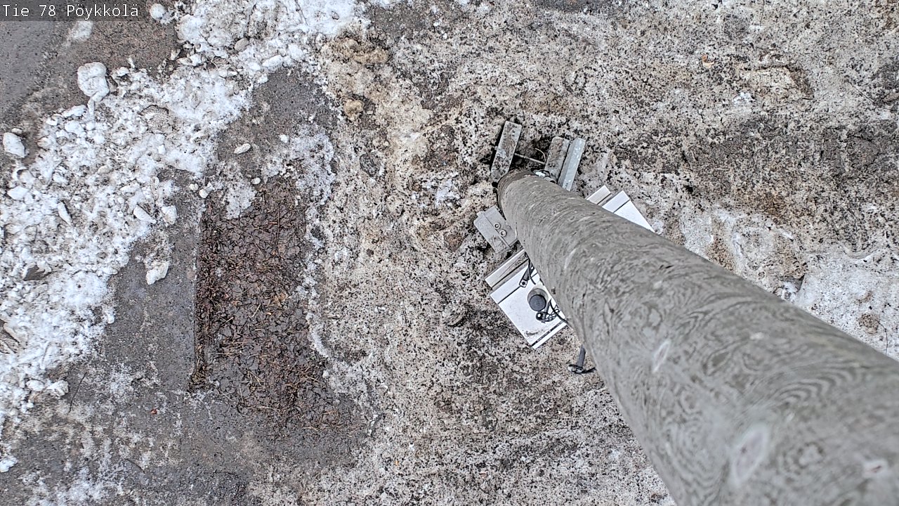 Weather Camera Image Väg 78 Rovaniemi, Pöykkölä, Rovaniemi, Lappi