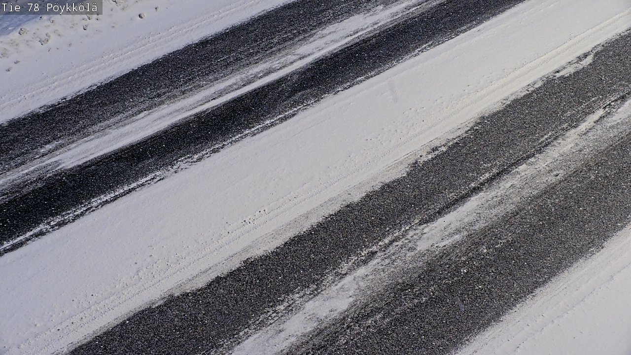 Weather Camera Image Väg 78 Rovaniemi, Pöykkölä, Rovaniemi, Lappi