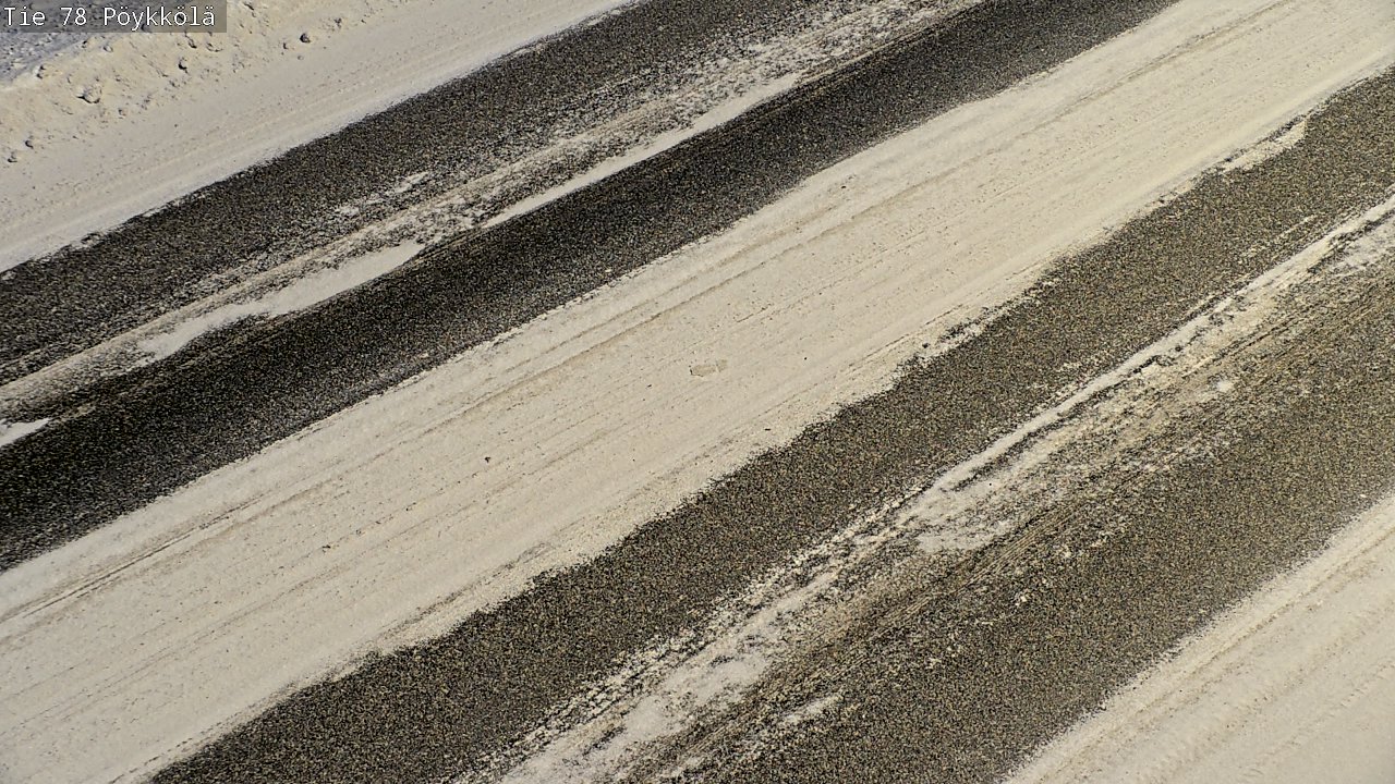 Weather Camera Image Väg 78 Rovaniemi, Pöykkölä, Rovaniemi, Lappi