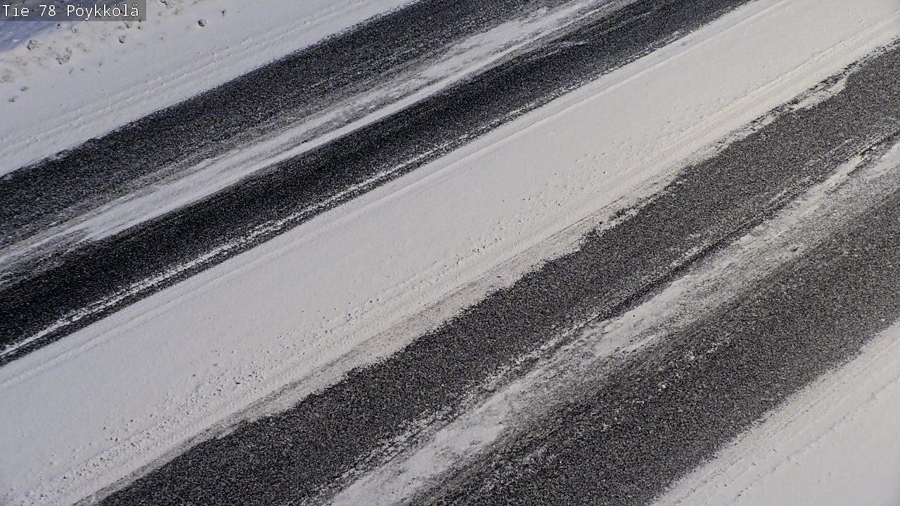 Weather Camera Image Väg 78 Rovaniemi, Pöykkölä, Rovaniemi, Lappi