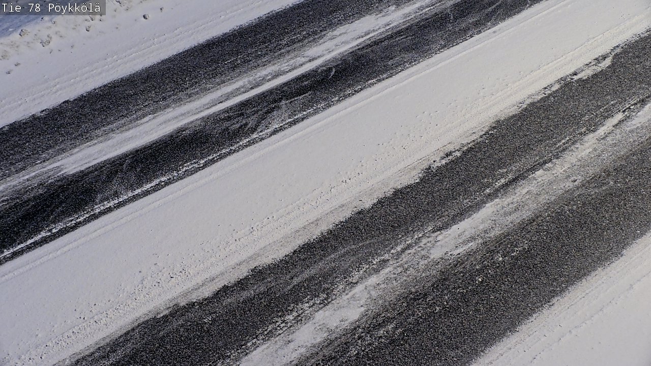 Weather Camera Image Väg 78 Rovaniemi, Pöykkölä, Rovaniemi, Lappi