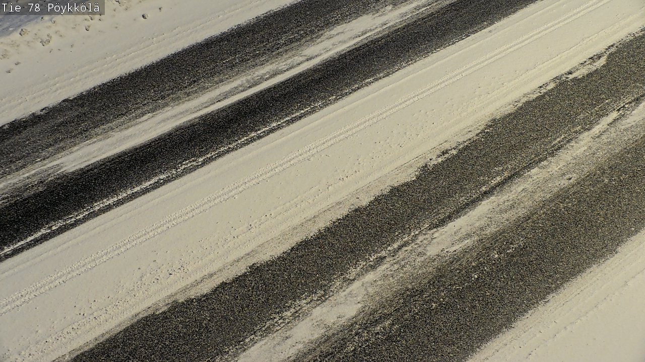 Weather Camera Image Väg 78 Rovaniemi, Pöykkölä, Rovaniemi, Lappi