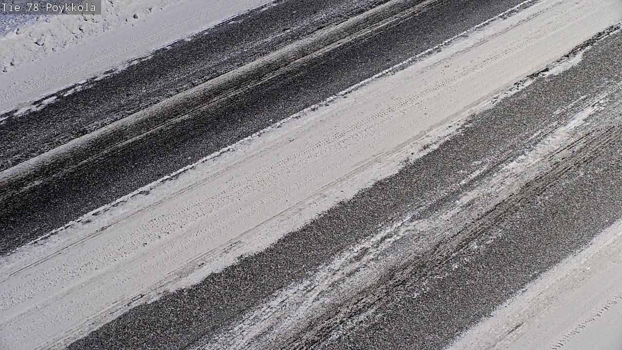 Weather Camera Image Väg 78 Rovaniemi, Pöykkölä, Rovaniemi, Lappi
