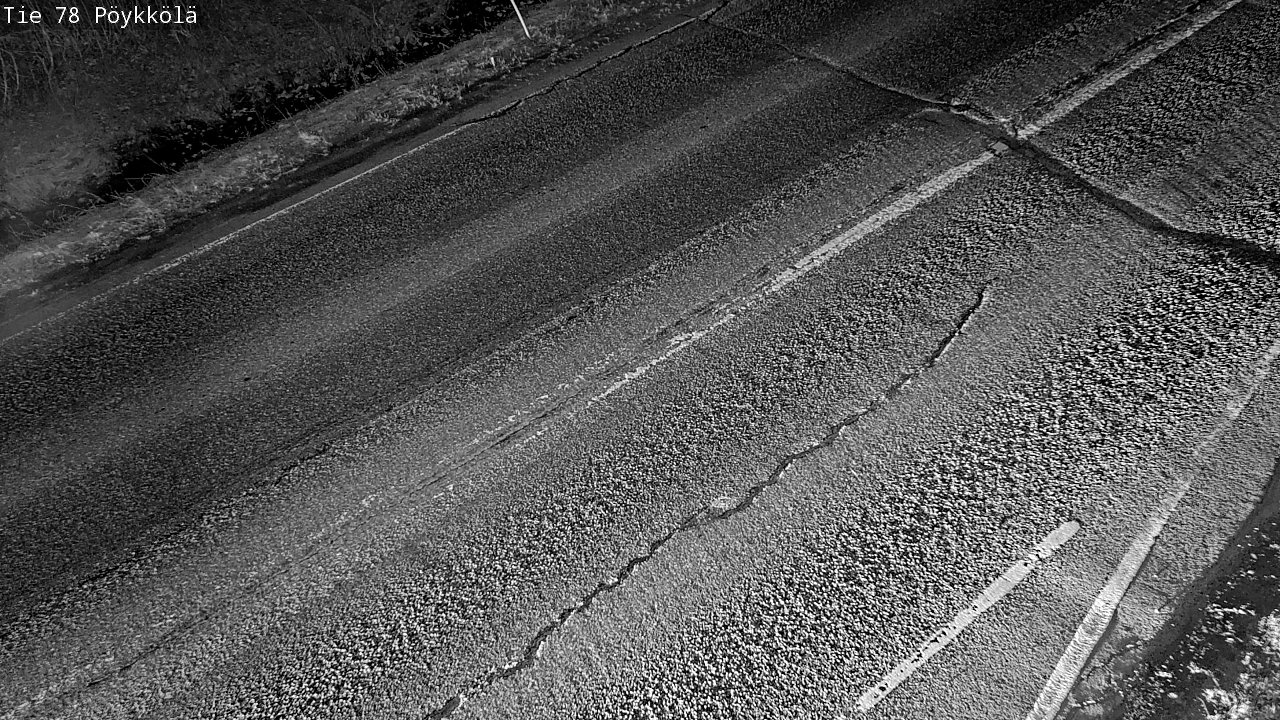 Weather Camera Image Road 78 Rovaniemi, Pöykkölä, Rovaniemi, Lappi