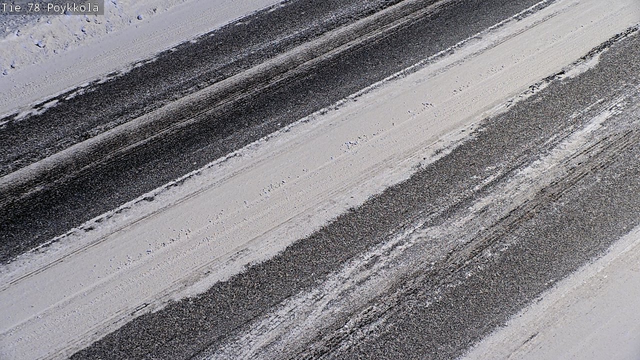 Weather Camera Image Väg 78 Rovaniemi, Pöykkölä, Rovaniemi, Lappi