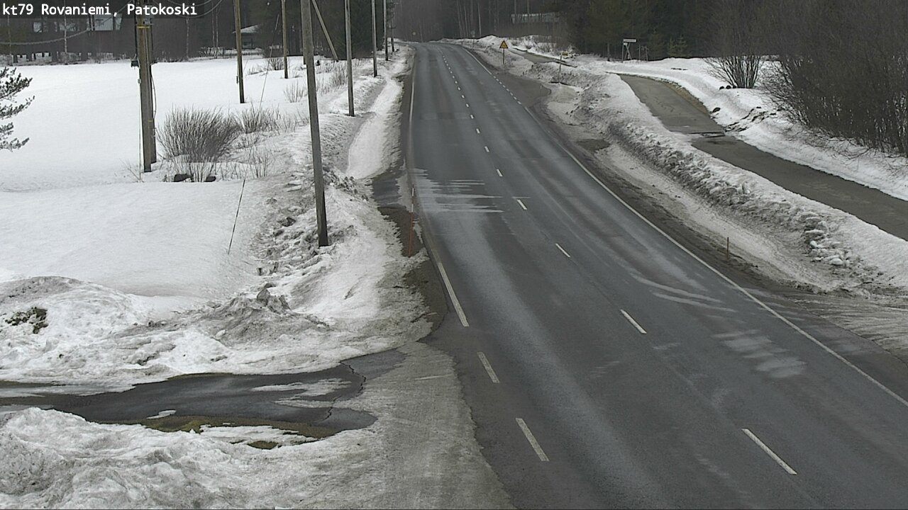 Weather Camera Image Road 79 Rovaniemi, Patokoski, Rovaniemi, Lappi