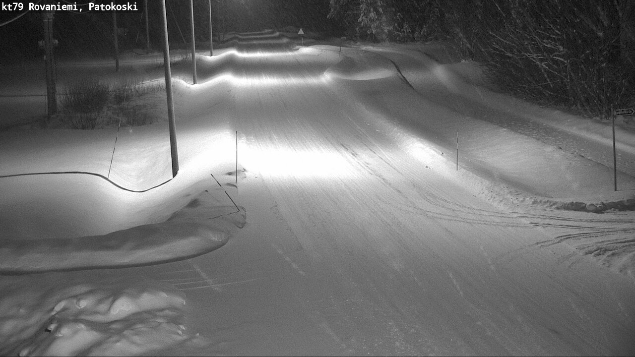 Weather Camera Image Road 79 Rovaniemi, Patokoski, Rovaniemi, Lappi