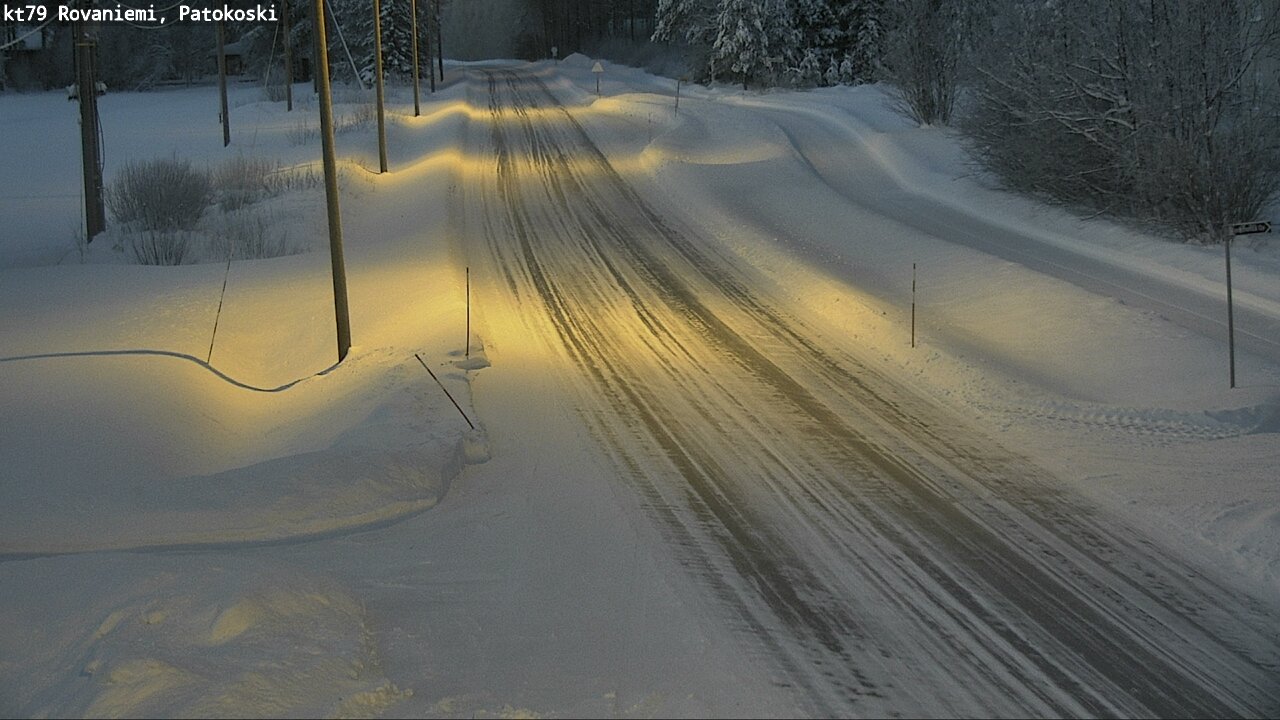 Weather Camera Image Road 79 Rovaniemi, Patokoski, Rovaniemi, Lappi