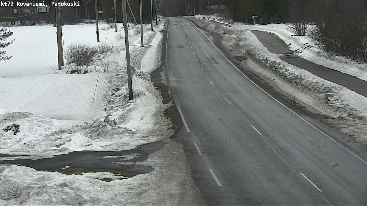 Weather Camera Image Väg 79 Rovaniemi, Patokoski, Rovaniemi, Lappi