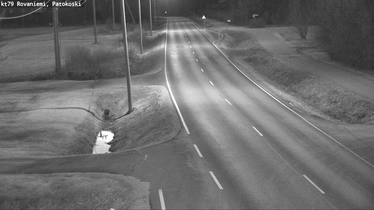 Weather Camera Image Väg 79 Rovaniemi, Patokoski, Rovaniemi, Lappi
