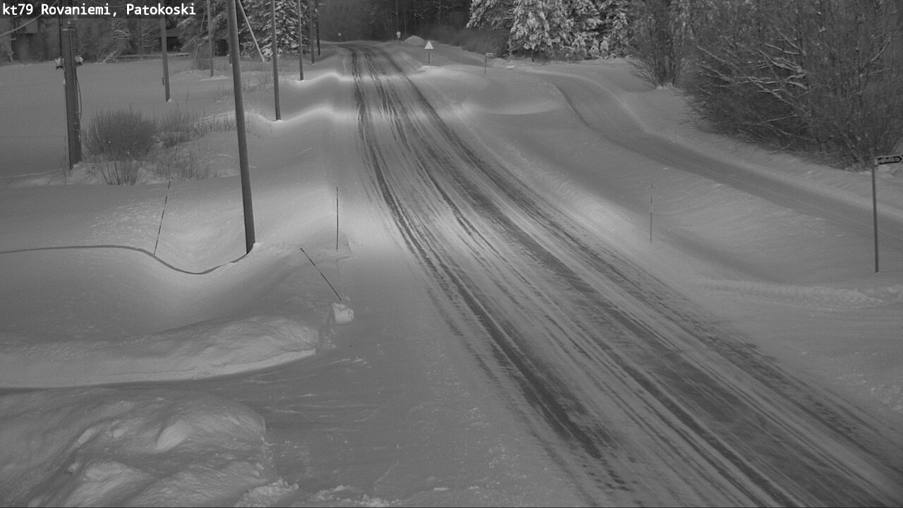 Weather Camera Image Road 79 Rovaniemi, Patokoski, Rovaniemi, Lappi